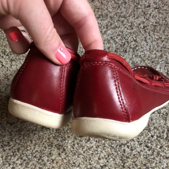 Crimson Red Loafers/Flats - Picture 4 of 4